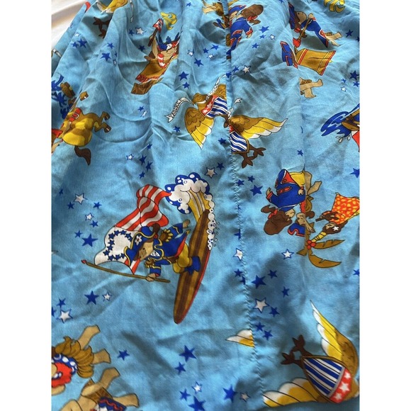 Vintage 70s Sun Babies Made in Hawaii Kids Patriotic Liberty Bell Centennial 6-8 - Picture 12 of 16